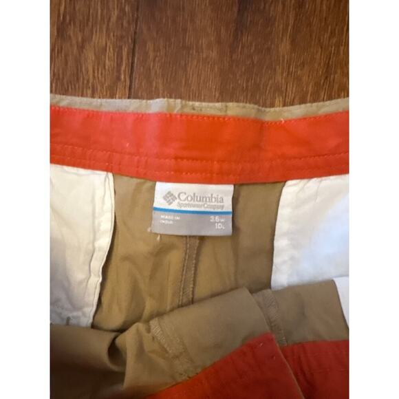 Columbia Men’s Khaki Shorts Size 36 - Picture 2 of 4